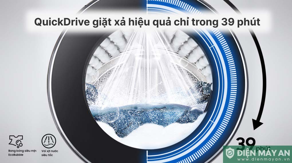 Máy Giặt Samsung Inverter 10kg WW10TP44DSH/SV